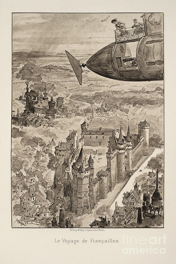 Illustration For Le Vingtième Siècle #2 Drawing by Heritage Images