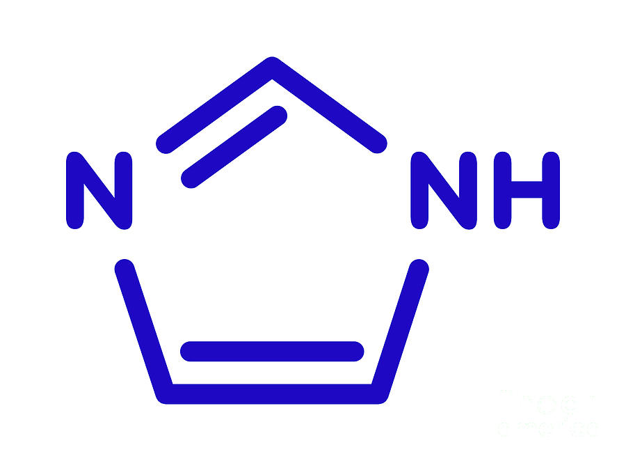 Imidazole Organic Heterocyclic Molecule Photograph by Molekuul/science