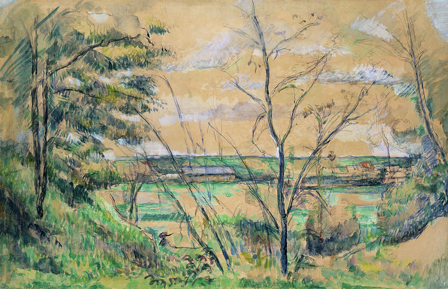 Paul Cezanne Painting - In the Oise Valley. #2 by Paul Cezanne