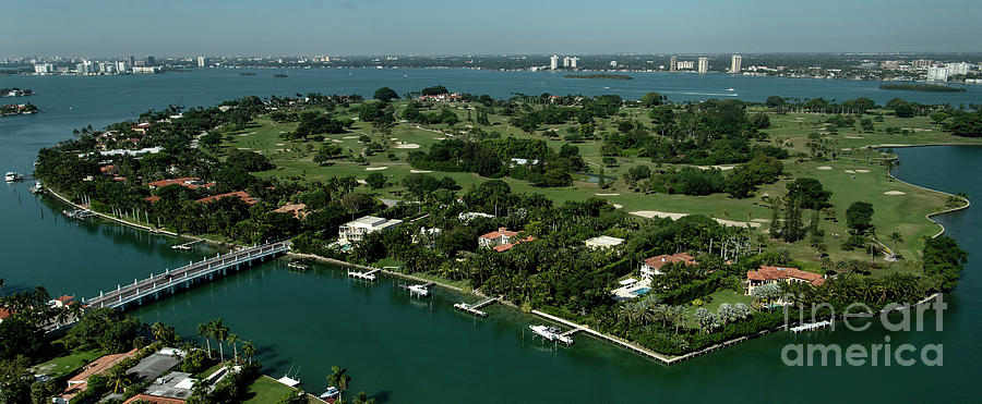 Indian Creek Island Aerial Photograph by David Oppenheimer - Fine Art 