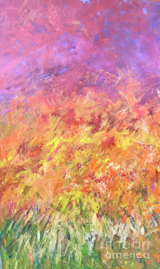 Indian Summer #2 Painting by Sherry Harradence