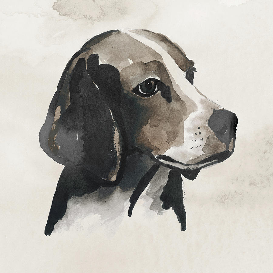 Inked Dogs II Painting by Grace Popp - Fine Art America