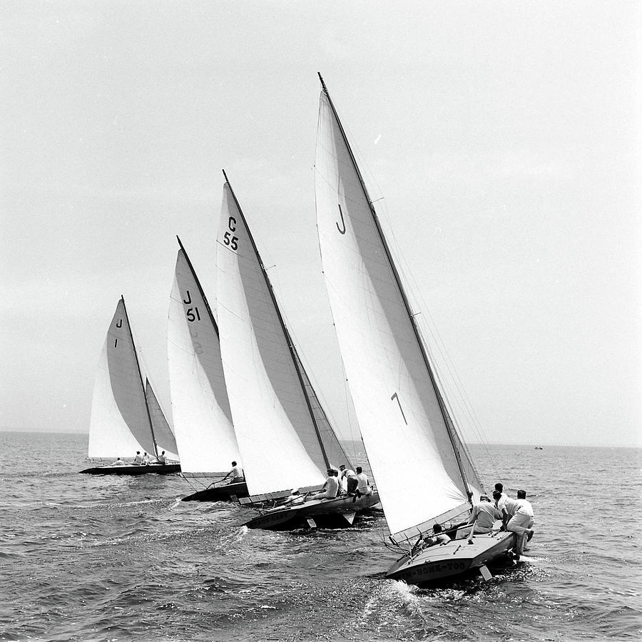 Inland Sailing #2 Photograph by George Silk