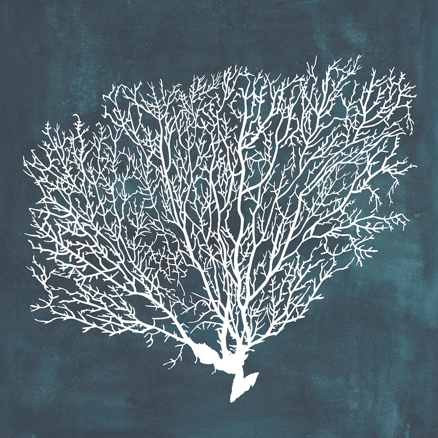 Coastal Painting - Inverse Sea Fan II #2 by Grace Popp Coastal Painting - Inverse Sea Fan II #2 by Grace Popp