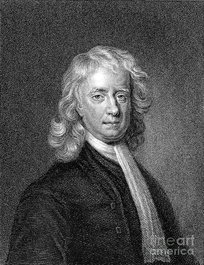 Sir Isaac Newton Drawing by Romanvs Moses - Pixels