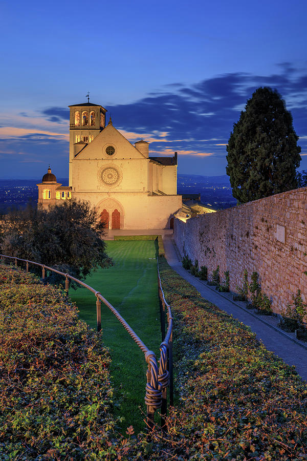 Italy, Umbria, Perugia District, Assisi, Basilica Of San Francesco #2 Digital Art by Riccardo Spila