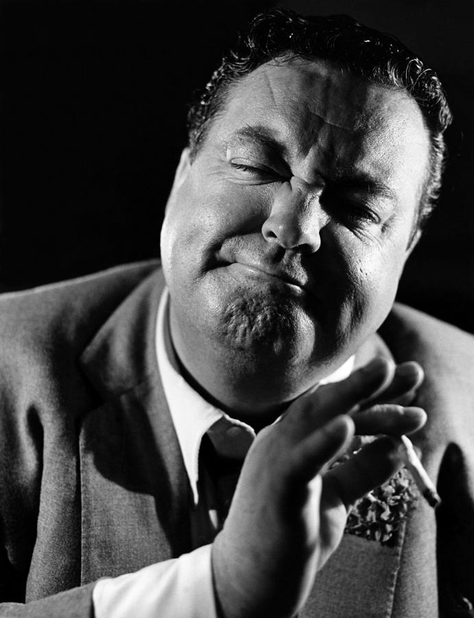 Jackie Gleason #2 Photograph by Hans Namuth