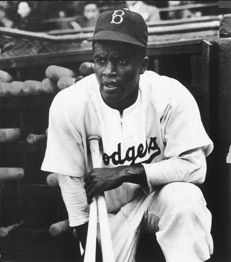 Jackie Robinson, American Baseball #2 Photograph by Science Source