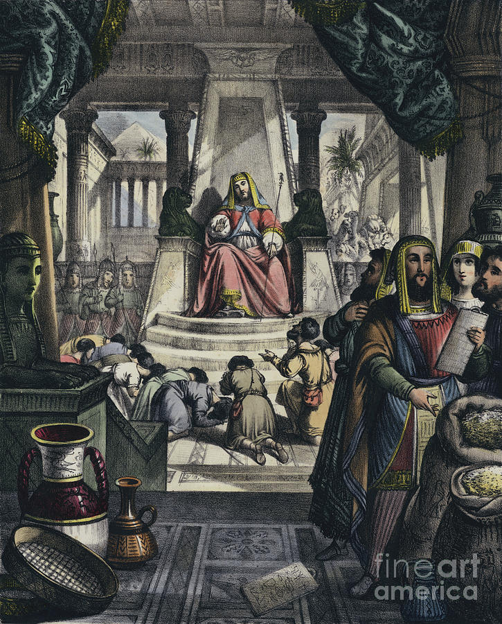 Joseph Receiving The Homage Of His Brethren Painting by Siegfried Detler Bendixen