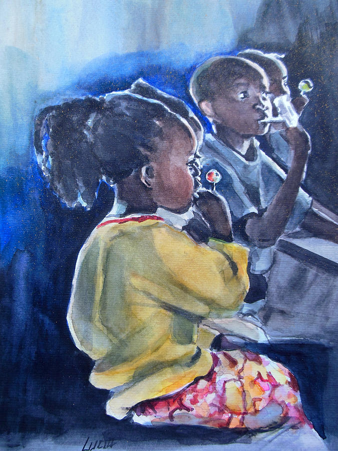 Kenya Painting - Kenya #2 by Lucia Hoogervorst