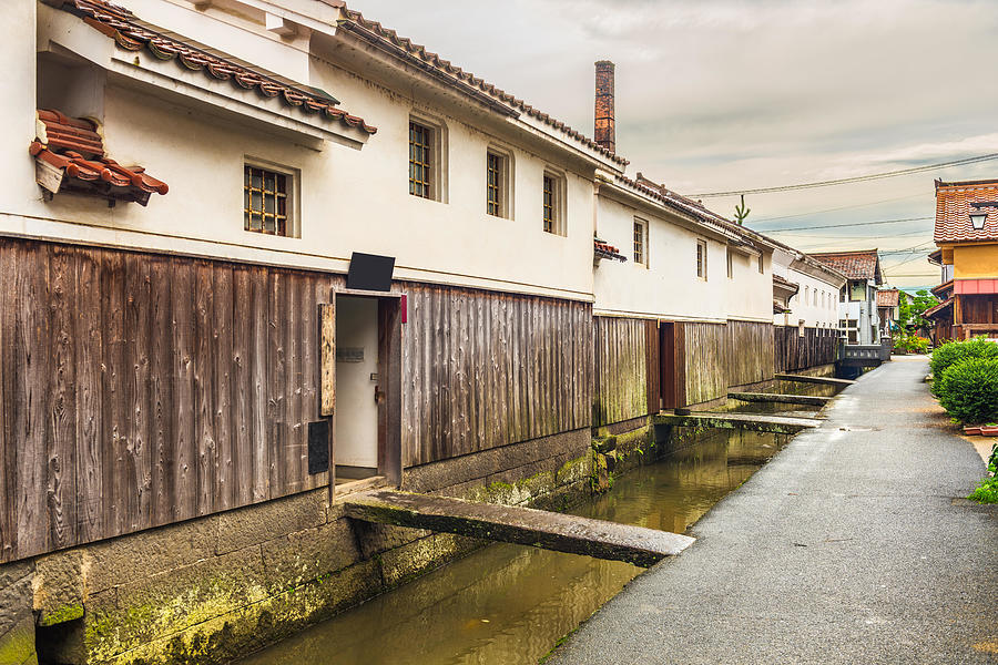 Architecture Photograph - Kurayoshi, Tottori, Japan Old Town #2 by Sean Pavone