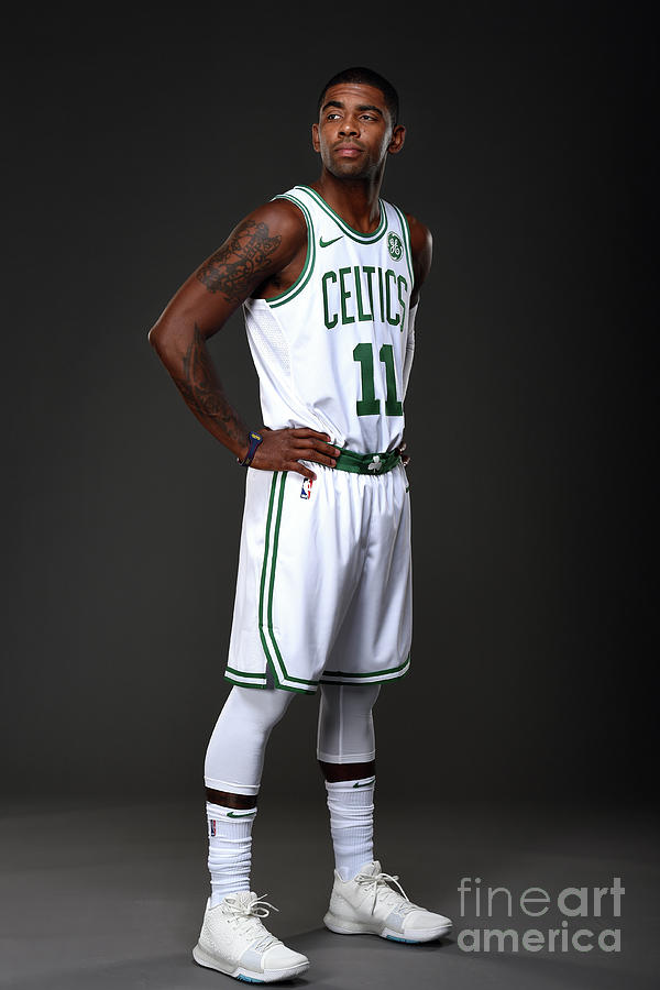 Kyrie Irving Boston Celtics Portraits Photograph by Brian Babineau