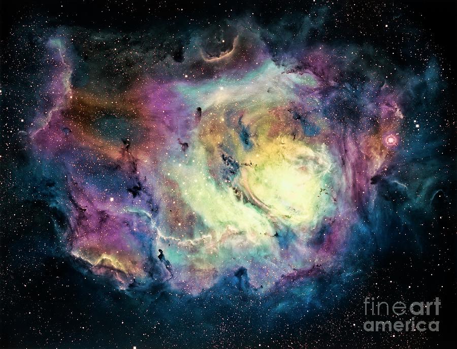 Lagoon Nebula #2 Photograph by National Optical Astronomy Observatories/science Photo Library