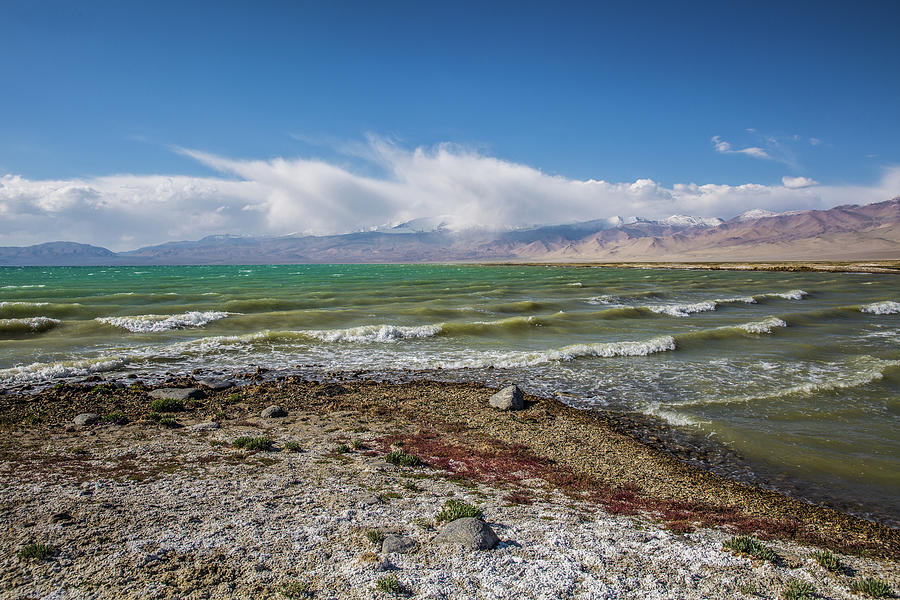 Lake Karakul In Pamir, Tajikistan, Asia Photograph by Priska ...