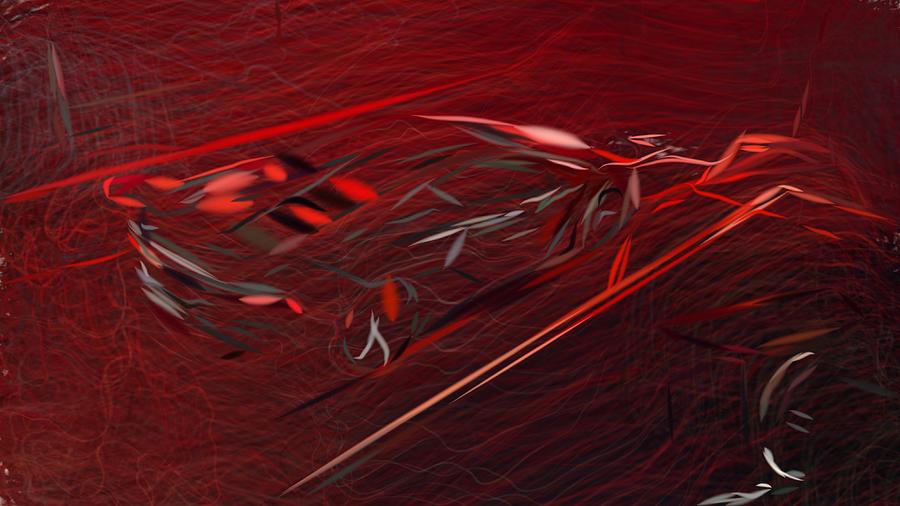 Lamborghini SC18 Drawing #3 Digital Art by CarsToon Concept