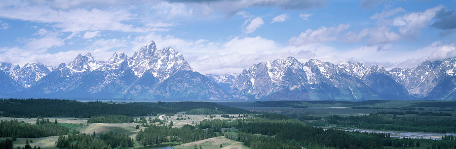 Grand Teton National Park Photograph - Landscape With Mountains #2 by Panoramic Images