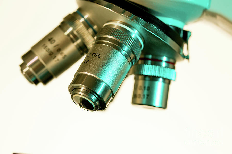 Light Microscope Lenses #2 Photograph by Wladimir Bulgar/science Photo Library