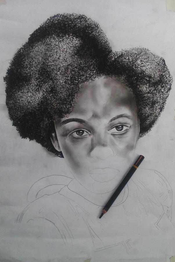 lillianne Namatovu Drawing by Bindya Kenneth Peter - Fine Art America