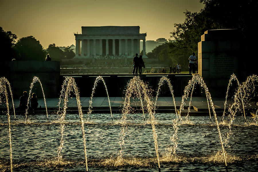 Lincoln Memoril At Sunset In Washington Dc #2 Photograph by Alex Grichenko