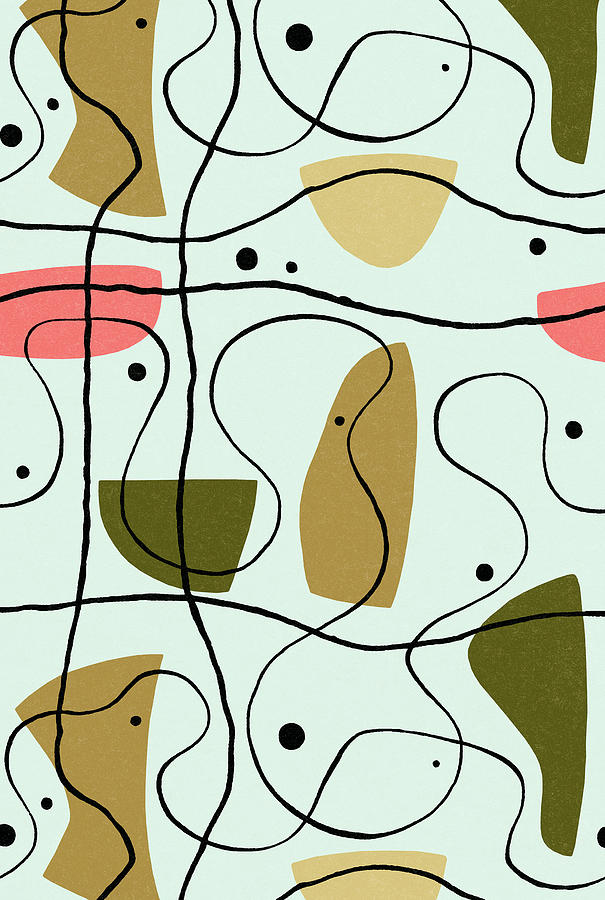 Abstract Drawing - Line pattern #2 by CSA Images