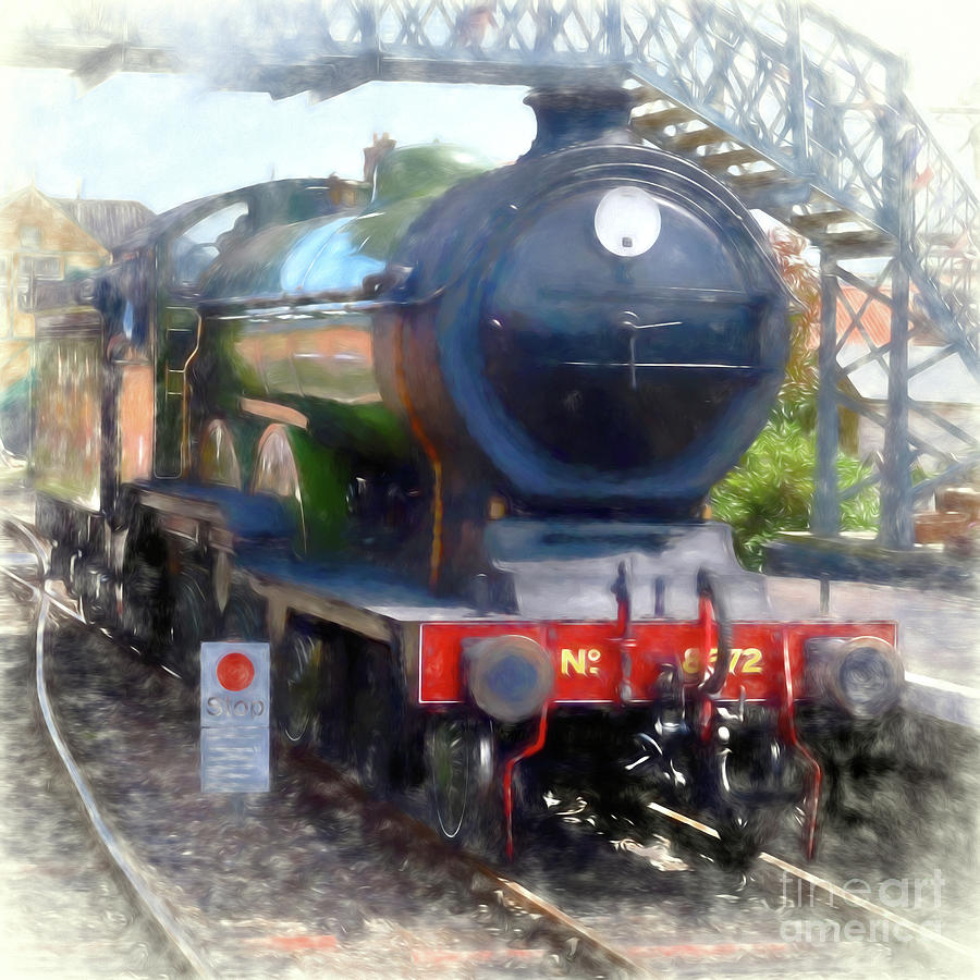 LNER B12  8572 Steam Train #2 Digital Art by Linsey Williams