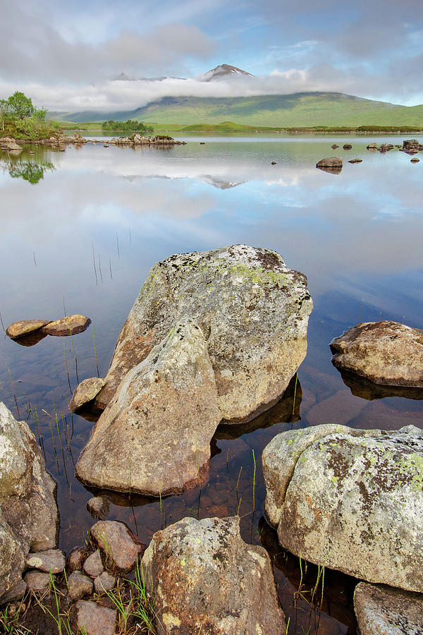 Lochan Mixed Media - Loch La Stainge by Smart Aviation Lochan Mixed Media - Loch La Stainge by Smart Aviation