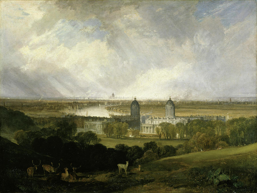 Joseph Mallord William Turner Painting - London from Greenwich Park  by Joseph Mallord William Turner