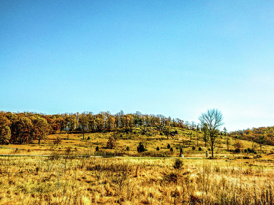 Looking up towards Little Round Top #2 Photograph by Bill Rogers - Pixels