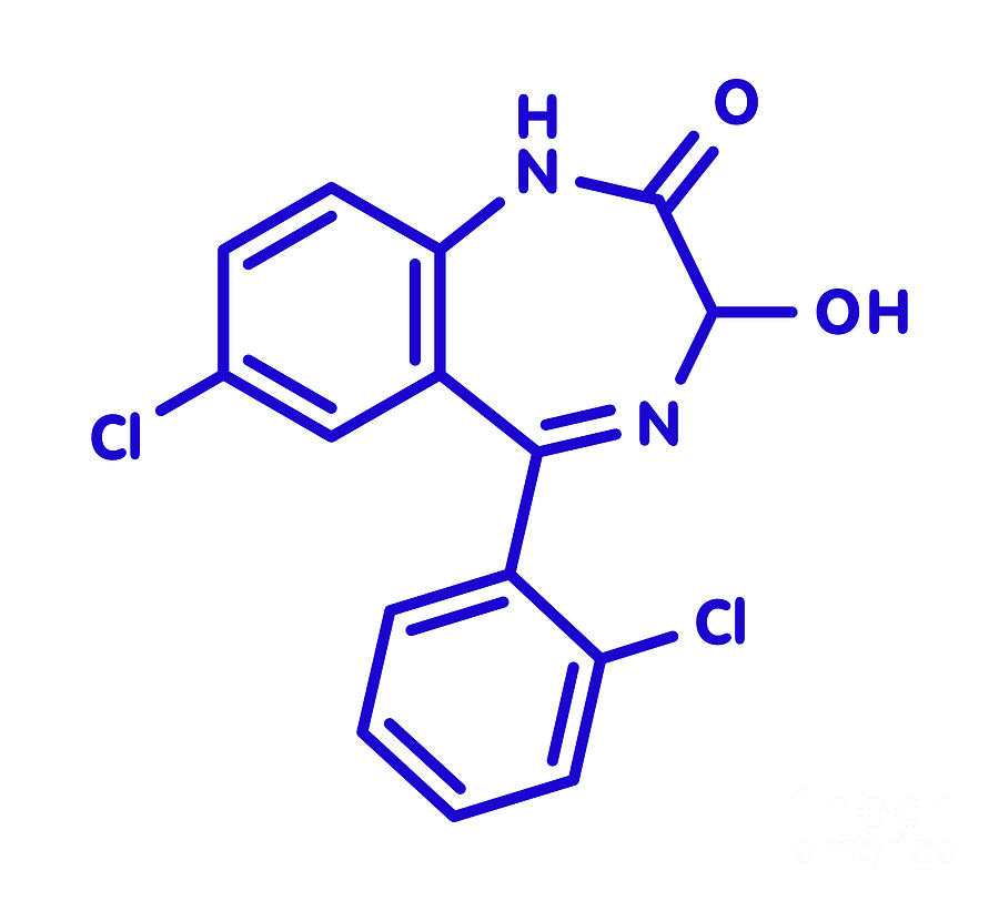 Lorazepam Sedative And Hypnotic Drug Photograph by Molekuul/science ...