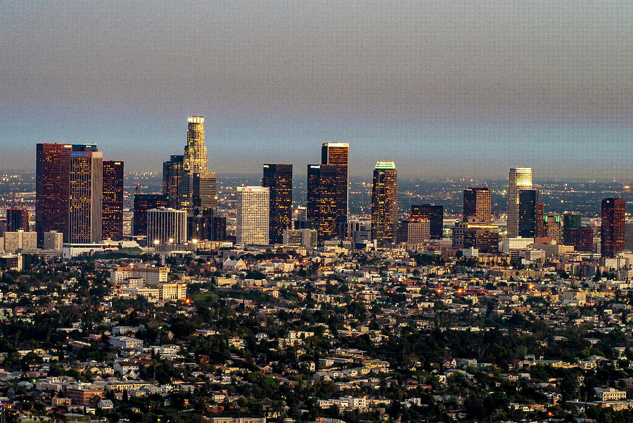 Los Angeles Skyline #2 Photograph by Donald Pash