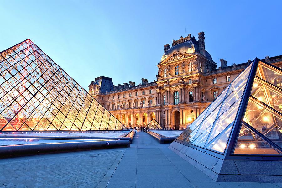 Louvre Museum In Paris #2 Digital Art by Luigi Vaccarella