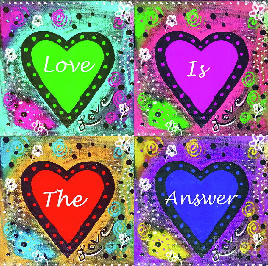 Love Is The Answer Poster 300 Painting