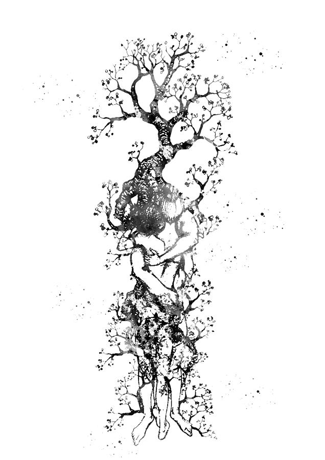 Love Tree #2 Digital Art by Erzebet S - Fine Art America
