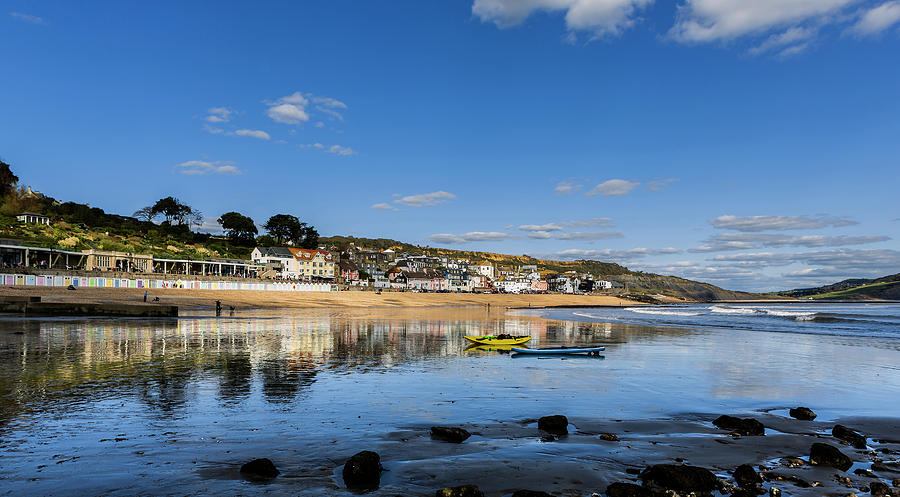 Low Tide Lyme Regis, Dorset. #2 Photograph by Maggie Mccall