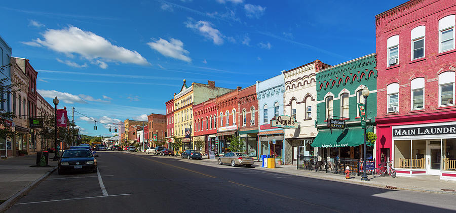 Main Street In Penn Yan, Yates County Photograph by Panoramic Images ...