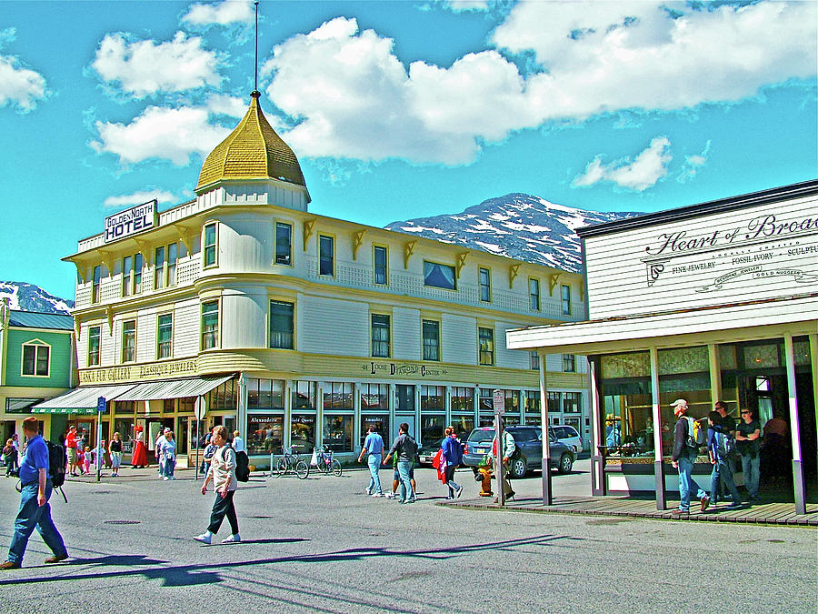 Main Street Skagway, Alaska Photograph by Ruth Hager - Fine Art America