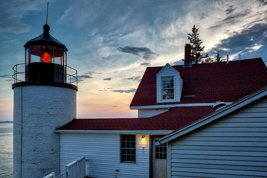 Maine, Bass Harbor Head Lighthouse Digital Art by Andres Uribe - Fine ...