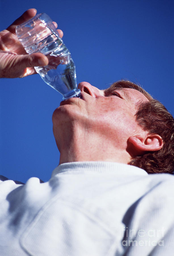 Man Drinking Water #2 Photograph by Lea Paterson/science Photo Library