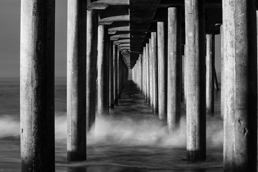 Manhattan Beach Pier From Below #2 Photograph by Panoramic Images