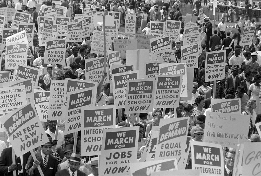 March On Washington For Jobs #2 Photograph by Science Source
