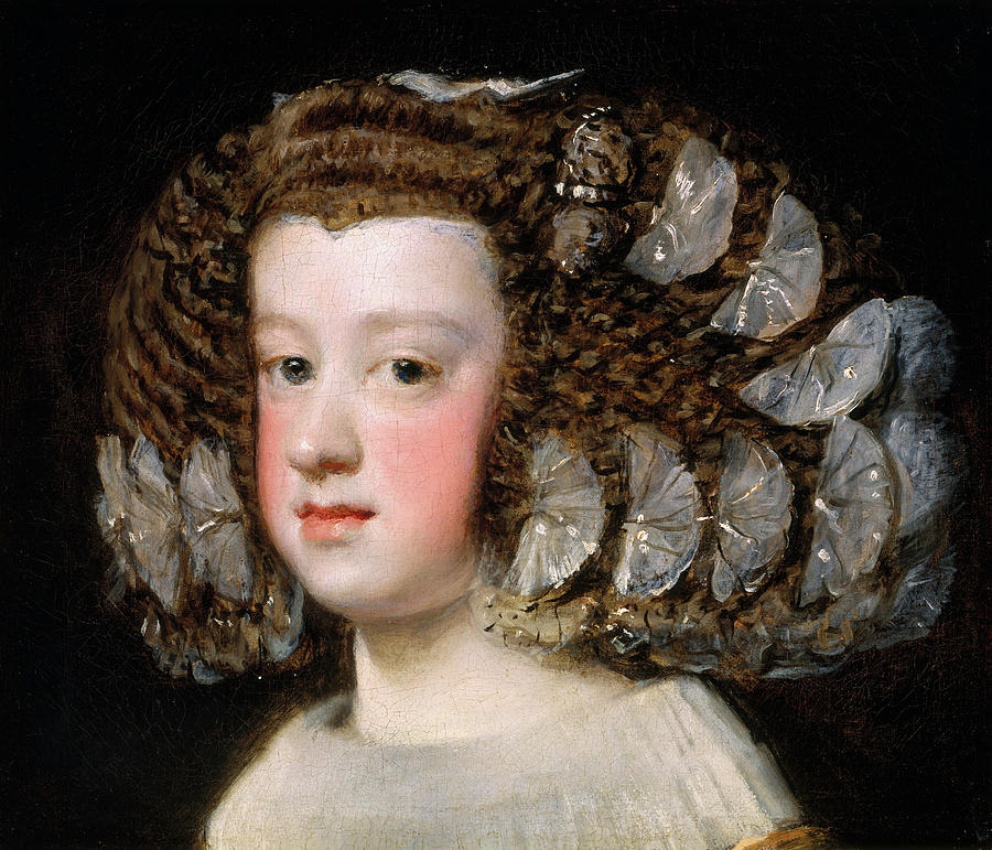 Queen Painting - Maria Teresa, Infanta of Spain #2 by Diego Velazquez