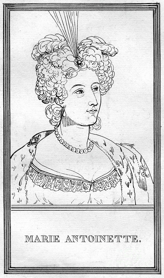 Marie Queen Consort Drawing by Print Collector Pixels