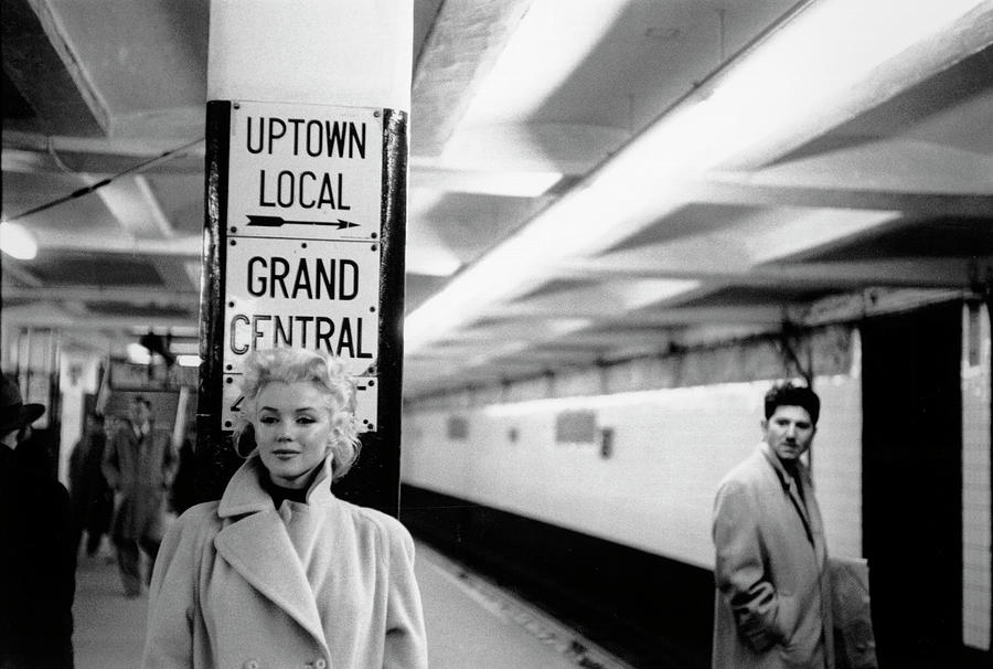 Marilyn In Grand Central Station #2 Photograph by Michael Ochs Archives