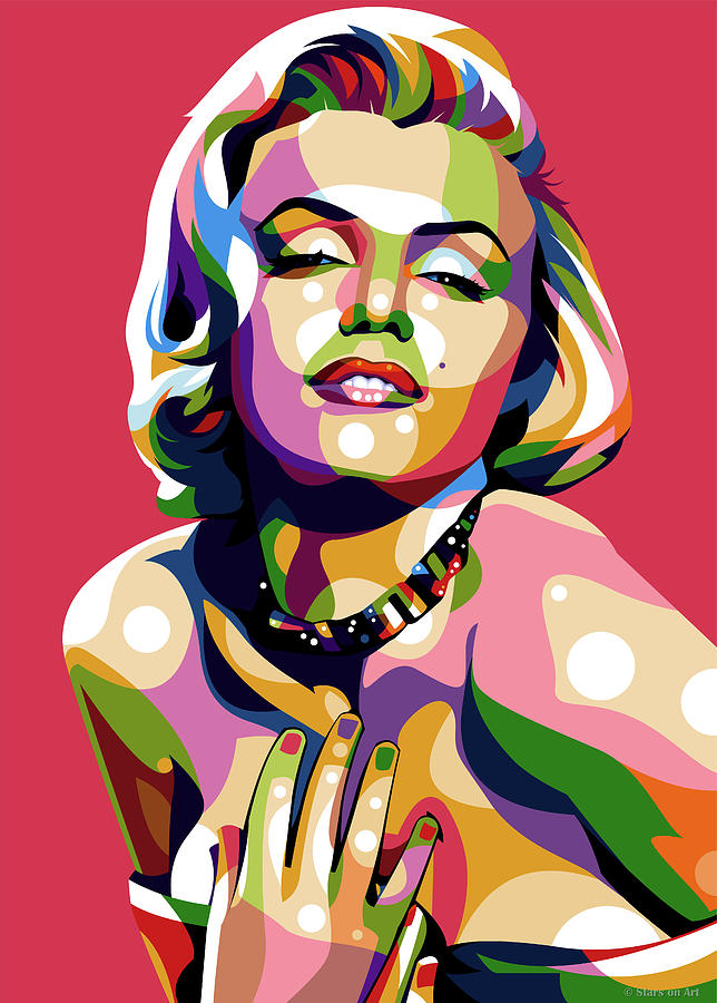 Marilyn Monroe Digital Art by Stars on Art
