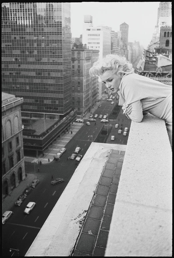 Marilyn On The Roof Photograph by Michael Ochs Archives Marilyn On The Roof Photograph by Michael Ochs Archives