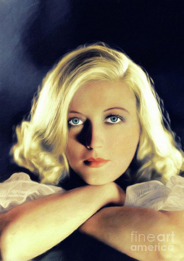 Marion Davies, Vintage Movie Star Painting by Esoterica Art Agency - Pixels