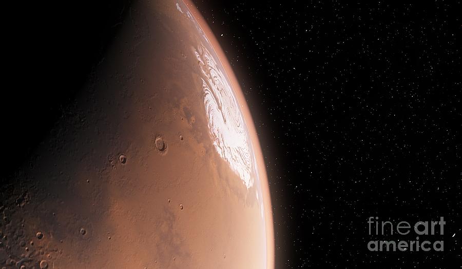 Mars From Space Photograph by Sebastian Kaulitzki/science Photo Library ...