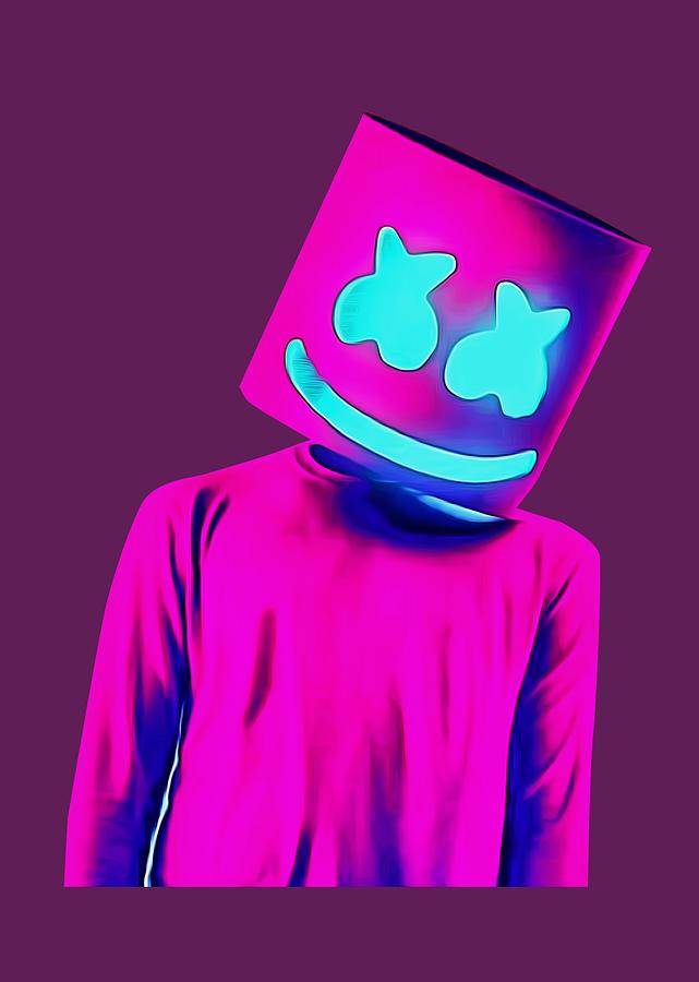 Marshmello Digital Art by Lambo Minata - Fine Art America