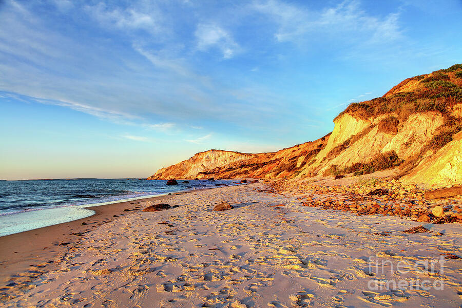 Marthas Vineyard colorful Aquinnah Cliffs Photograph by Denis Tangney Jr