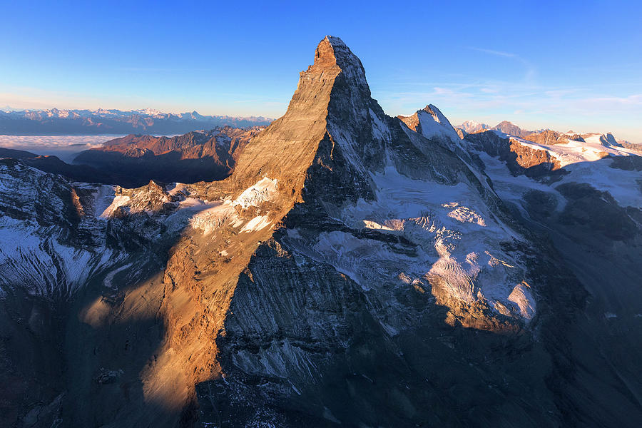 Matterhorn At Sunrise #2 Digital Art by Francesco Bergamaschi